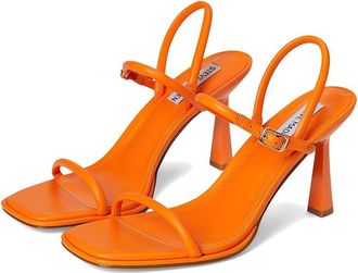 Steve Madden Zenn Womens Wedge Shoes Orange Leather : 9.5 M, Leather/Synthetic