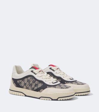 Gucci Zapatillas Gucci Re-Web de piel