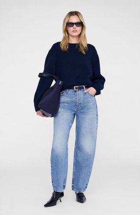 Anine Bing Roni Sweater in Midnight Blue at Nordstrom, Size Medium