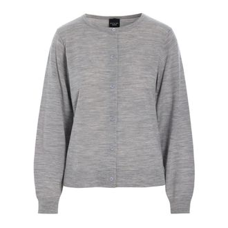 Bitte Kai Rand Klassieke Vest - Dames - Truien - Grijs - Maat: L Wol