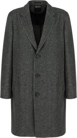 Ermenegildo Zegna Hombre, Abrigos, Negro, Talla: M