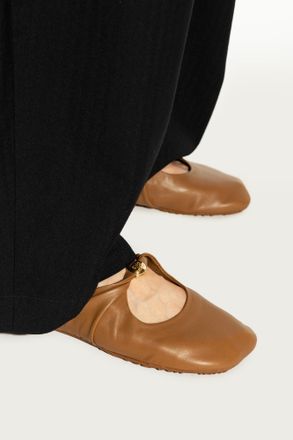 Loewe Ballet Flats Pebble, Womens, Brown