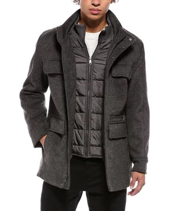 Cole Haan Wool-Blend Field Coat