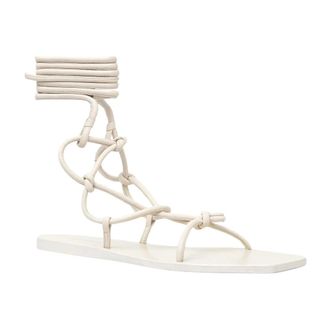 Rick Owens Sandali Penta in pelle annodata - - Shoes - Donna - Beige - 40 EU