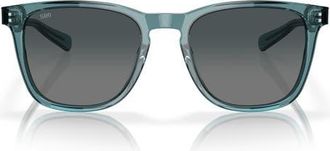 Costa Sullivan 53mm Gradient Polarized Square Sunglasses in Green Blue at Nordstrom