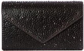 Lady Couture Rhinestone Envelope Clutch in Black at Nordstrom Rack