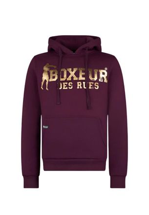 Boxeur Des Rues Kapuzenpullover BOXEUR DES RUES BOXEUR DES RUES Kapuzenpullover Hoodie Sweatshirt, Herren, Gr. S, rot, Obermaterial: 70% Baumwolle CO. 30% Polyester P