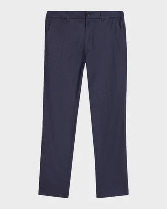 Vince Men & apos;s Owen Twill Flat-Front Trousers
