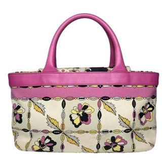 Emilio Pucci Pre-owned Handbag - Dames - Vintage Handtas - Veelkleurig - ONE Size - Leer - Vintage