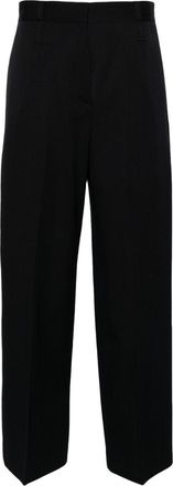 STUDIO NICHOLSON Baier trousers - women - Virgin Wool - 12 - Blue