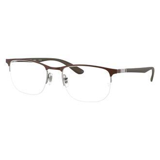 Ray-Ban Glasses, unisex, Brown, Size: 55 MM Glasses