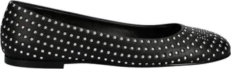 Karl Lagerfeld Schoenen, Dames, Zwart, 36 EU, Leer, Karo Ballerinas