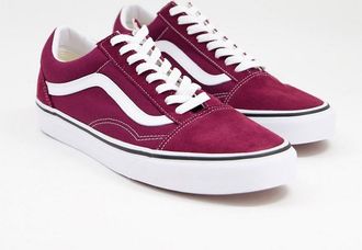 Vans Old Skool - Sneakers bordeaux port royale-Rosso