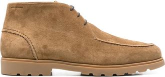 Stuart Weitzman Lace-up Suede Boots