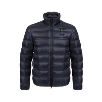 Blauer Down Jackets, male, Blue, Size: L Quilted Down Jacket