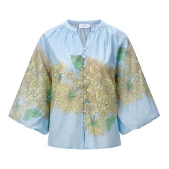 Rich & Royal Camicetta con stampa di luoghi - - Blouses & Shirts - Donna - Blu - M