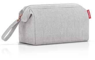 Reisenthel Kosmetiktasche REISENTHEL Necessaire Travelcosmetic, Damen, Gr. B/H/T: 26cm x 18cm x 13,5cm, grau (hellgrau), Polyester, Taschen Kosmetiktasche