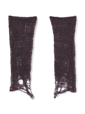 Cortana knitted gloves - Purple