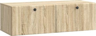vidaXL Mueble De Tv De Pared 98 X 41 X 30 Cm Roble Sonoma Vidaxl