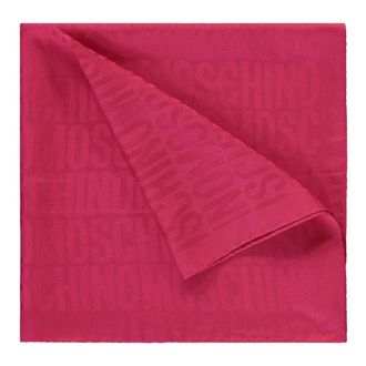 Moschino Silk Square Scarf - female - Moschino - Silk Scarves - Pink - ONE SIZE - Accessories