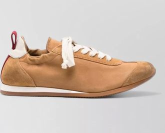 Uma Wang leather low-top sneakers