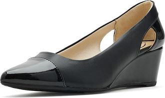 Life Stride Mina High Womens Heels Black : 6.5 W (C), Faux Leather