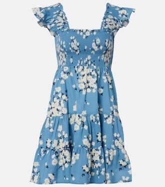 Rixo Sidney floral cotton minidress