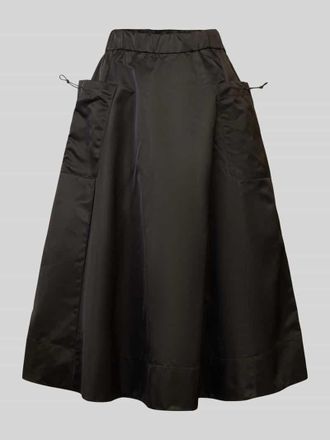 Luisa Cerano Luisa Cerano Midirock mit aufgesetzten Taschen in Black, Gr&ouml;&szlig;e 44