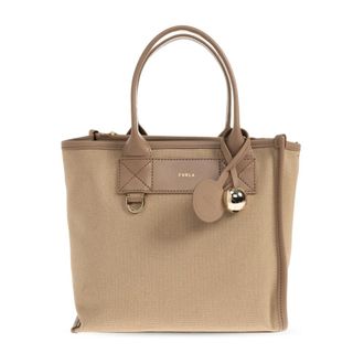 Furla Handbags, female, Beige, Size: ONE SIZE Divide Small Bag
