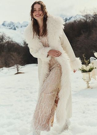 Elliatt Rosa Faux Fur Coat Jacket