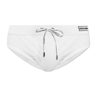 Dolce & Gabbana Badmode, Heren, Wit, 2Xl, Swimwear