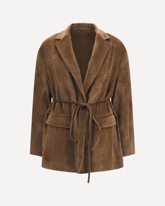 Brunello Cucinelli Cashmere-blend Jacket with drawstrings Female 44