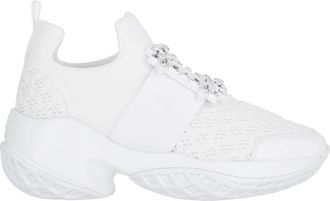 Roger Vivier Viv Run Sneakers, In White Technical Fabric