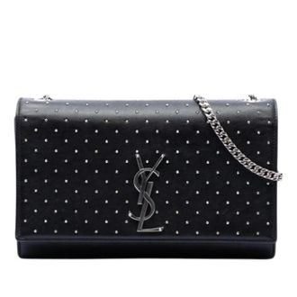 Saint Laurent Pre-owned Cross Body Bags, female, Black, Size: ONE SIZE Pre-owned Kate Crossbody Bag