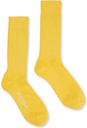 Fortela 2 Mid-Length Lisle Cotton Socks in Y61 at Nordstrom, Size 36 Eu