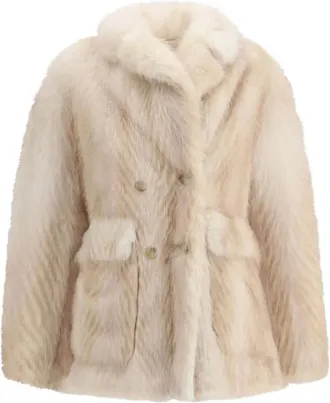 S.W.O.R.D 6.6.44 herringbone-pattern coat - Neutrals