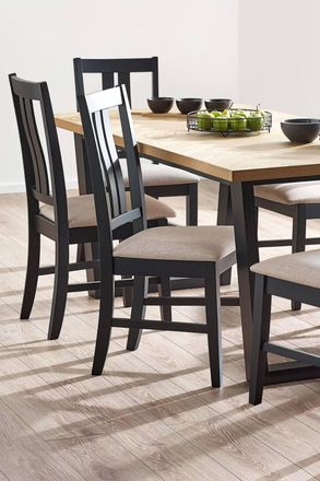 Julian Bowen Hilton Dining Chair (Set of 2) in Black