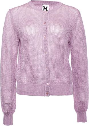 Missoni purple cardigan with lurex