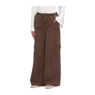 Refined Department Refined Department - Mila Broek - Dames - Broeken - Bruin - Maat: L Katoen
