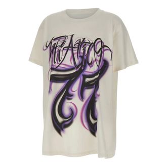The Attico T-Shirts, female, White, Size: XS The Attico T-shirts and Polos White