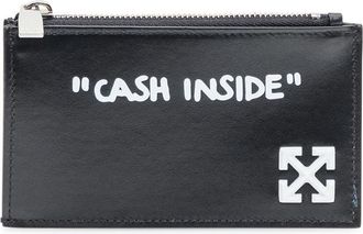 Off-white Card Holder Off-White Cash Inside Black