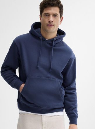 Le 31 Mens Fleece-lined raglan hoodie