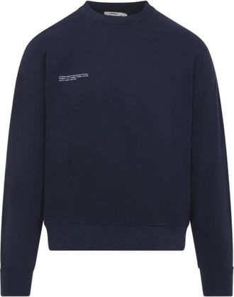 PANGAIA Klassiek Crewneck Sweatshirt - Heren - Sweatshirts - Blauw - 2XS - Katoen - Hoodies & sweatvesten