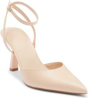 Open Edit Neesha Ankle Strap Pump in Tan Cream at Nordstrom Rack, Size 7.5