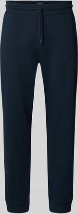 Mc Neal Regular Fit Sweatpants mit elastischen Beinabschlüssen in Dunkelblau, Größe XXXL