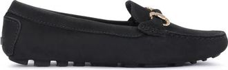 Kazar Klassieke nubuck mocassins met uitstulpingen op de zool - Dames - Loafers - Zwart - 36 1/2 EU - Leer - Schoenen