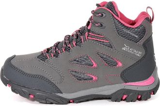 Regatta Kids Holcombe IEP Mid Rise Walking Shoes, Waterproof & Breathable with Hardwearing Outdoor Tread - Perfect for Hiking & Climbing