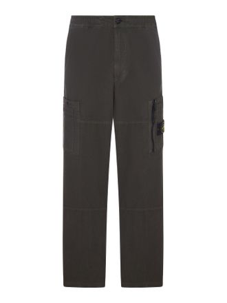 Stone Island COTTON RIPSTOP CARGO TROUSERS - Stone Island - Man