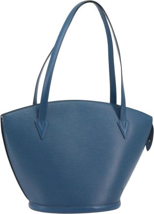 Louis Vuitton Saint Jacques Epi Leather Blue Leather Handbag (Pre-Owned)