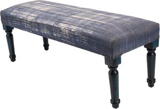 LR Home Lr Home Modern Distressed Handmade Accent Bench